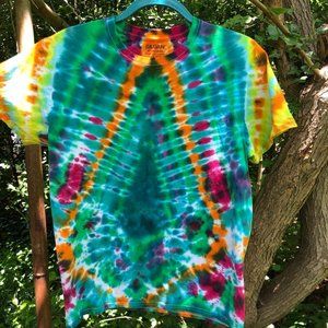 Homemade, vegan, natural, Tie Dye T-shirt